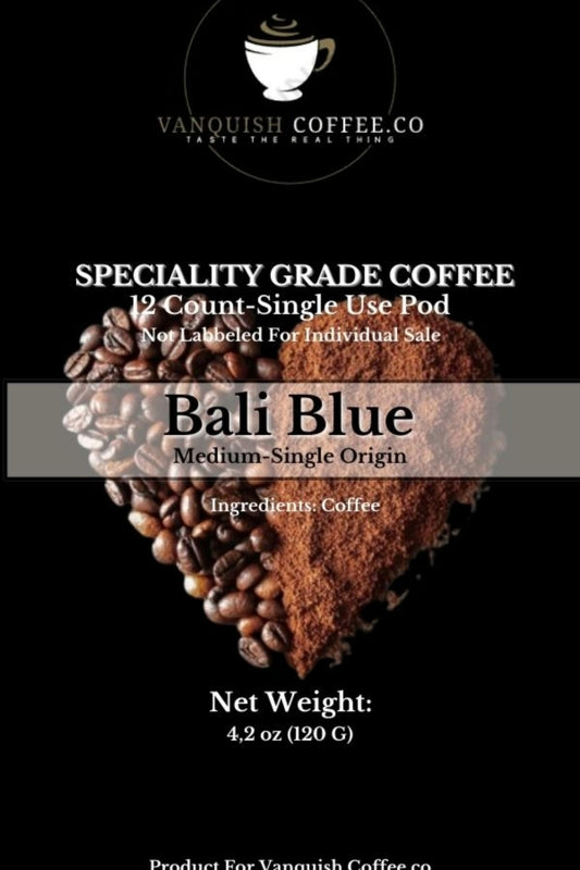 Bali Blue (Medium / Dark Roast) [12 Single Use Cups]